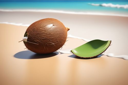 美食可口美味海邊沙灘椰子攝影圖圖片 攝影圖 下載至來源處